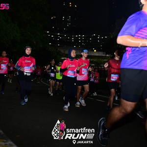 Race photo from SMARTFREN RUN 2026