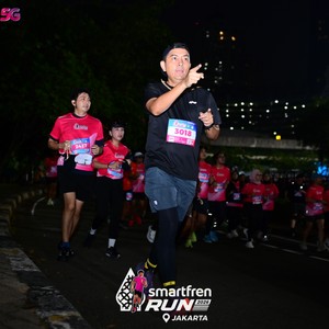 Race photo from SMARTFREN RUN 2026
