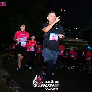 Race photo from SMARTFREN RUN 2026