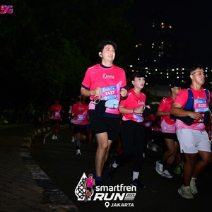 Race photo from SMARTFREN RUN 2026
