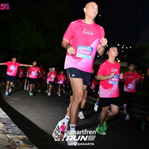 Race photo from SMARTFREN RUN 2026