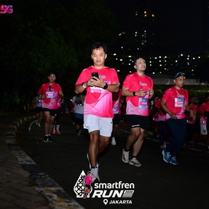 Race photo from SMARTFREN RUN 2026