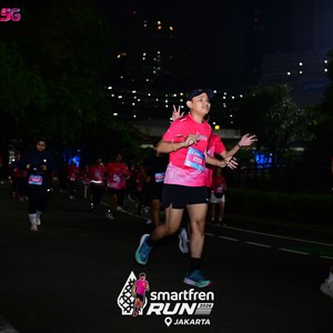Race photo from SMARTFREN RUN 2026