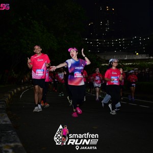 Race photo from SMARTFREN RUN 2026
