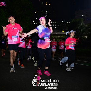 Race photo from SMARTFREN RUN 2026