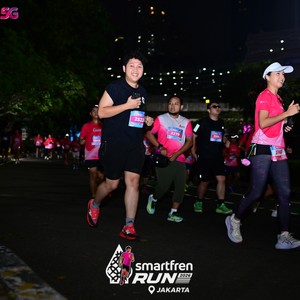 Race photo from SMARTFREN RUN 2026