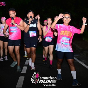 Race photo from SMARTFREN RUN 2026