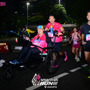 Race photo from SMARTFREN RUN 2026