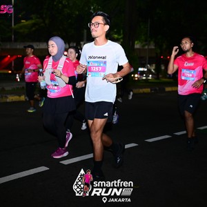 Race photo from SMARTFREN RUN 2026