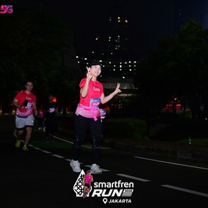 Race photo from SMARTFREN RUN 2026