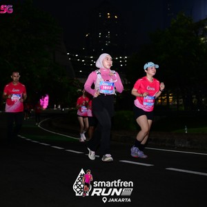 Race photo from SMARTFREN RUN 2026