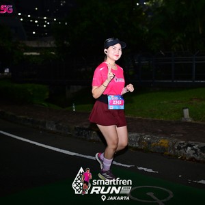Race photo from SMARTFREN RUN 2026