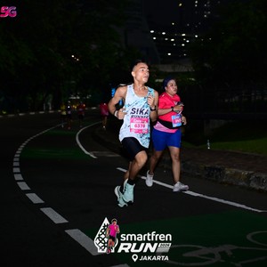 Race photo from SMARTFREN RUN 2026