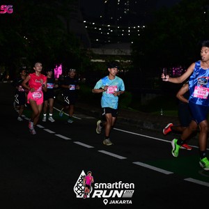 Race photo from SMARTFREN RUN 2026