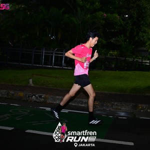 Race photo from SMARTFREN RUN 2026
