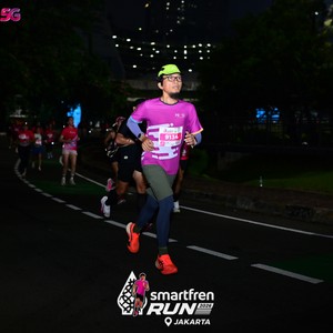 Race photo from SMARTFREN RUN 2026