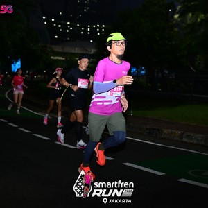 Race photo from SMARTFREN RUN 2026