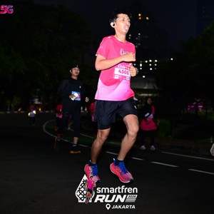 Race photo from SMARTFREN RUN 2026