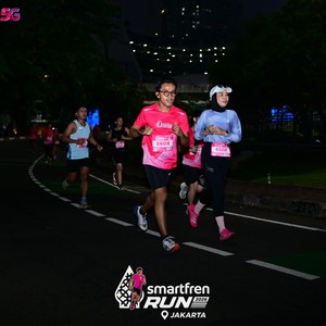 Race photo from SMARTFREN RUN 2026