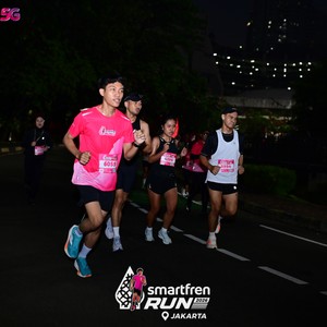 Race photo from SMARTFREN RUN 2026