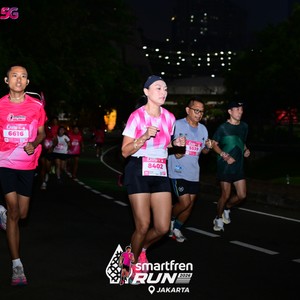 Race photo from SMARTFREN RUN 2026