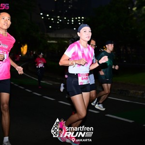 Race photo from SMARTFREN RUN 2026