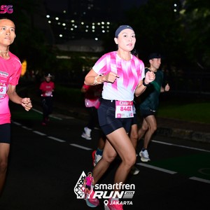 Race photo from SMARTFREN RUN 2026