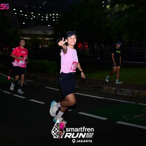 Race photo from SMARTFREN RUN 2026