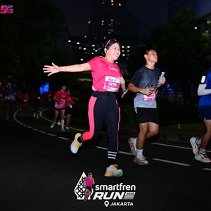 Race photo from SMARTFREN RUN 2026