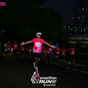 Race photo from SMARTFREN RUN 2026