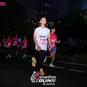 Race photo from SMARTFREN RUN 2026