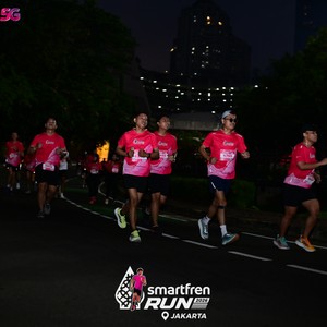 Race photo from SMARTFREN RUN 2026