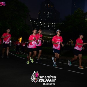 Race photo from SMARTFREN RUN 2026