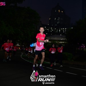 Race photo from SMARTFREN RUN 2026
