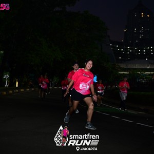 Race photo from SMARTFREN RUN 2026