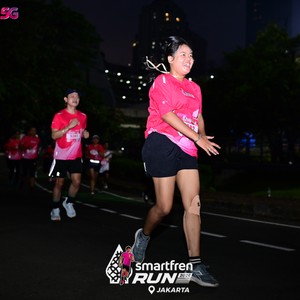 Race photo from SMARTFREN RUN 2026