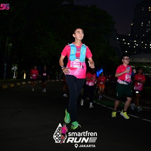 Race photo from SMARTFREN RUN 2026