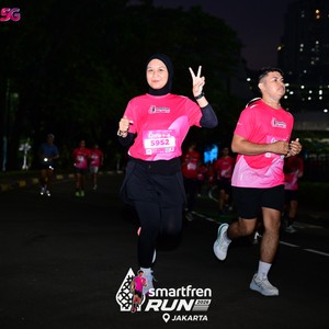 Race photo from SMARTFREN RUN 2026