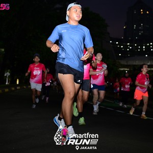 Race photo from SMARTFREN RUN 2026