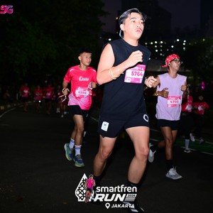 Race photo from SMARTFREN RUN 2026