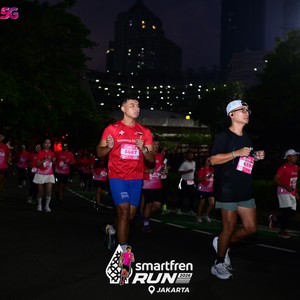 Race photo from SMARTFREN RUN 2026