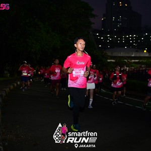 Race photo from SMARTFREN RUN 2026