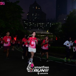 Race photo from SMARTFREN RUN 2026