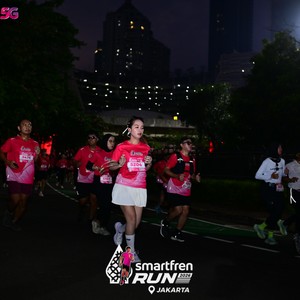 Race photo from SMARTFREN RUN 2026