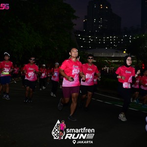 Race photo from SMARTFREN RUN 2026