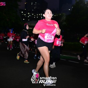 Race photo from SMARTFREN RUN 2026