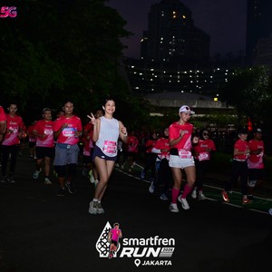 Race photo from SMARTFREN RUN 2026