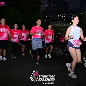 Race photo from SMARTFREN RUN 2026