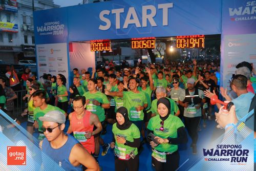 Race photo from SERPONG WARRIOR CHALLENGE RUN