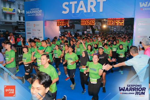 Race photo from SERPONG WARRIOR CHALLENGE RUN